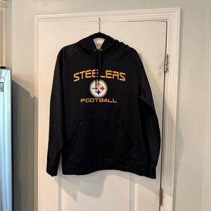 Majestic Black Steelers Football Hoodie